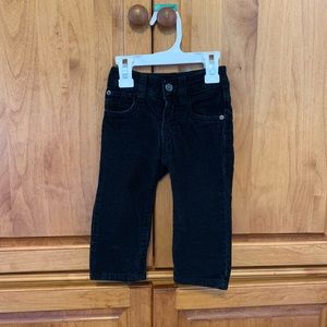 Baby Gap 12-18 month black corduroy pants